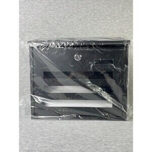 Mailboxes Wall Mounted Large Capacity Mailbox W/Key Lock (Matte Black) BNIB